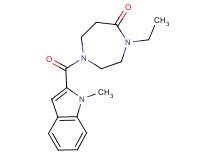 4-ethyl-1-[(1-methyl-1H-indol-2-yl)carbonyl]-1,4-diazepan-5-one