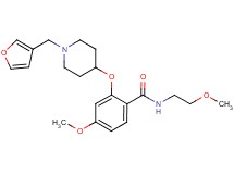 2-{[1-(3-furylmethyl)-4-piperidinyl]oxy}-4-methoxy-N-(2-methoxyethyl)benzamide