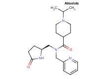 1-isopropyl-N-{[(2S)-5-oxopyrrolidin-2-yl]methyl}-N-(pyridin-2-ylmethyl)piperidine-4-carboxamide
