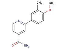2-(4-methoxy-3-methylphenyl)isonicotinamide
