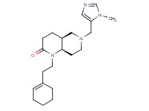 (4aS*,8aR*)-1-(2-cyclohex-1-en-1-ylethyl)-6-[(1-methyl-1H-imidazol-5-yl)methyl]octahydro-1,6-naphthyridin-2(1H)-one