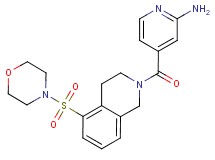 4-{[5-(morpholin-4-ylsulfonyl)-3,4-dihydroisoquinolin-2(1H)-yl]carbonyl}pyridin-2-amine