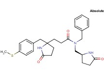 N-benzyl-3-{2-[4-(methylthio)benzyl]-5-oxo-2-pyrrolidinyl}-N-{[(2S)-5-oxo-2-pyrrolidinyl]methyl}propanamide