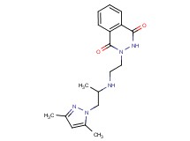 2-(2-{[2-(3,5-dimethyl-1H-pyrazol-1-yl)-1-methylethyl]amino}ethyl)-2,3-dihydrophthalazine-1,4-dione