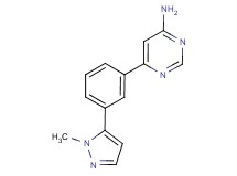 6-[3-(1-methyl-1H-pyrazol-5-yl)phenyl]pyrimidin-4-amine