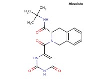 (3S)-N-(tert-butyl)-2-[(2,6-dioxo-1,2,3,6-tetrahydro-4-pyrimidinyl)carbonyl]-1,2,3,4-tetrahydro-3-isoquinolinecarboxamide