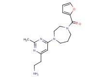 (2-{6-[4-(2-furoyl)-1,4-diazepan-1-yl]-2-methylpyrimidin-4-yl}ethyl)amine