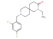 9-(2,4-difluorobenzyl)-2-ethyl-2,9-diazaspiro[5.5]undecan-3-one