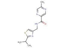 N-[(2-isopropyl-1,3-thiazol-4-yl)methyl]-5-methyl-2-pyrazinecarboxamide