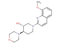 (3R*,4R*)-1-(8-methoxy-2-quinolinyl)-4-(4-morpholinyl)-3-piperidinol