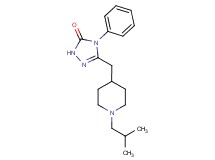 5-[(1-isobutylpiperidin-4-yl)methyl]-4-phenyl-2,4-dihydro-3H-1,2,4-triazol-3-one