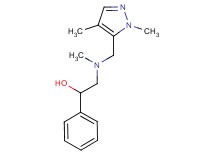 2-[[(1,4-dimethyl-1H-pyrazol-5-yl)methyl](methyl)amino]-1-phenylethanol