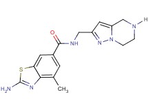 2-amino-4-methyl-N-(4,5,6,7-tetrahydropyrazolo[1,5-a]pyrazin-2-ylmethyl)-1,3-benzothiazole-6-carboxamide dihydrochloride