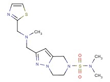 N,N-dimethyl-2-{[methyl(1,3-thiazol-2-ylmethyl)amino]methyl}-6,7-dihydropyrazolo[1,5-a]pyrazine-5(4H)-sulfonamide