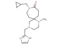 9-(cyclopropylmethyl)-4-(1H-imidazol-2-ylmethyl)-1-methyl-1,4,9-triazaspiro[5.6]dodecan-10-one