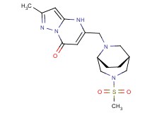 2-methyl-5-{[(1R*,5R*)-3-(methylsulfonyl)-3,6-diazabicyclo[3.2.2]non-6-yl]methyl}pyrazolo[1,5-a]pyrimidin-7(4H)-one