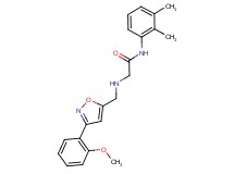 N-(2,3-dimethylphenyl)-2-({[3-(2-methoxyphenyl)isoxazol-5-yl]methyl}amino)acetamide