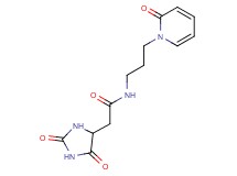 2-(2,5-dioxoimidazolidin-4-yl)-N-[3-(2-oxopyridin-1(2H)-yl)propyl]acetamide