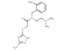 2-[(3-amino-1H-1,2,4-triazol-5-yl)thio]-N-[2-(dimethylamino)ethyl]-N-(2-methylbenzyl)acetamide