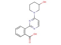 2-[4-(3-hydroxypiperidin-1-yl)pyrimidin-2-yl]benzoic acid