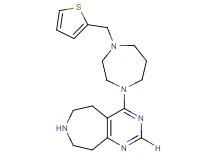 4-[4-(2-thienylmethyl)-1,4-diazepan-1-yl]-6,7,8,9-tetrahydro-5H-pyrimido[4,5-d]azepine dihydrochloride