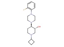 (3R*,4R*)-1-cyclobutyl-4-[4-(2-fluorophenyl)-1-piperazinyl]-3-piperidinol