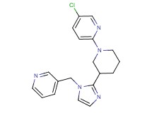 5-chloro-2-{3-[1-(3-pyridinylmethyl)-1H-imidazol-2-yl]-1-piperidinyl}pyridine