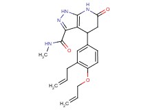 4-[3-allyl-4-(allyloxy)phenyl]-N-methyl-6-oxo-4,5,6,7-tetrahydro-1H-pyrazolo[3,4-b]pyridine-3-carboxamide