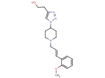 2-(1-{1-[(2E)-3-(2-methoxyphenyl)prop-2-en-1-yl]piperidin-4-yl}-1H-1,2,3-triazol-4-yl)ethanol