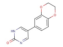 5-(2,3-dihydro-1,4-benzodioxin-6-yl)pyrimidin-2(1H)-one