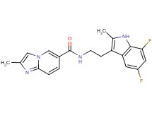 N-[2-(5,7-difluoro-2-methyl-1H-indol-3-yl)ethyl]-2-methylimidazo[1,2-a]pyridine-6-carboxamide