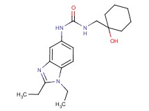 N-(1,2-diethyl-1H-benzimidazol-5-yl)-N'-[(1-hydroxycyclohexyl)methyl]urea