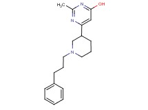 2-methyl-6-[1-(3-phenylpropyl)-3-piperidinyl]-4-pyrimidinol