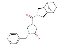 4-[(1R*,2R*,6S*,7S*)-4-azatricyclo[5.2.1.0~2,6~]dec-4-ylcarbonyl]-1-(4-pyridinylmethyl)-2-pyrrolidinone