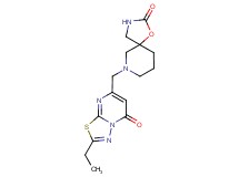 7-[(2-ethyl-5-oxo-5H-[1,3,4]thiadiazolo[3,2-a]pyrimidin-7-yl)methyl]-1-oxa-3,7-diazaspiro[4.5]decan-2-one