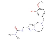 N'-{[5-(3-hydroxy-4-methoxybenzyl)-5,6,7,8-tetrahydro-4H-pyrazolo[1,5-a][1,4]diazepin-2-yl]methyl}-N,N-dimethylurea