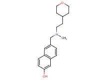 6-({methyl[2-(tetrahydro-2H-pyran-4-yl)ethyl]amino}methyl)-2-naphthol