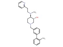 (3R*,4R*)-1-[(2'-methyl-3-biphenylyl)methyl]-4-{methyl[2-(2-pyridinyl)ethyl]amino}-3-piperidinol