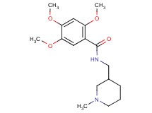 2,4,5-trimethoxy-N-[(1-methylpiperidin-3-yl)methyl]benzamide