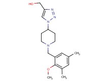 {1-[1-(2-methoxy-3,5-dimethylbenzyl)-4-piperidinyl]-1H-1,2,3-triazol-4-yl}methanol trifluoroacetate (salt)