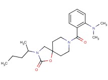 8-[2-(dimethylamino)benzoyl]-3-(1-methylbutyl)-1-oxa-3,8-diazaspiro[4.5]decan-2-one