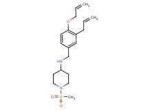N-[3-allyl-4-(allyloxy)benzyl]-1-(methylsulfonyl)piperidin-4-amine
