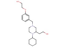 2-{1-cyclohexyl-4-[3-(2-hydroxyethoxy)benzyl]-2-piperazinyl}ethanol