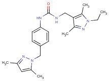 N-{4-[(3,5-dimethyl-1H-pyrazol-1-yl)methyl]phenyl}-N'-[(1-ethyl-3,5-dimethyl-1H-pyrazol-4-yl)methyl]urea