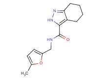 N-[(5-methyl-2-furyl)methyl]-4,5,6,7-tetrahydro-2H-indazole-3-carboxamide