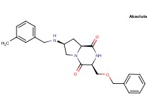 (3S,7S,8aS)-3-[(benzyloxy)methyl]-7-[(3-methylbenzyl)amino]hexahydropyrrolo[1,2-a]pyrazine-1,4-dione
