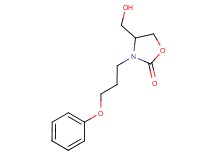 4-(hydroxymethyl)-3-(3-phenoxypropyl)-1,3-oxazolidin-2-one