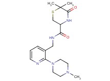 6,6-dimethyl-N-{[2-(4-methylpiperazin-1-yl)pyridin-3-yl]methyl}-5-oxothiomorpholine-3-carboxamide