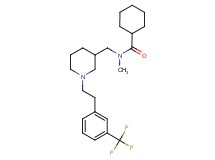 N-methyl-N-[(1-{2-[3-(trifluoromethyl)phenyl]ethyl}-3-piperidinyl)methyl]cyclohexanecarboxamide