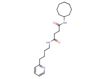 N-cyclooctyl-N'-(4-pyridin-2-ylbutyl)succinamide